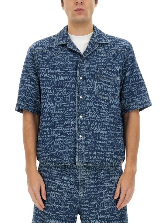 MARNI Men Long Tops CUJU0024A0 USCX38LOB95 DENIM