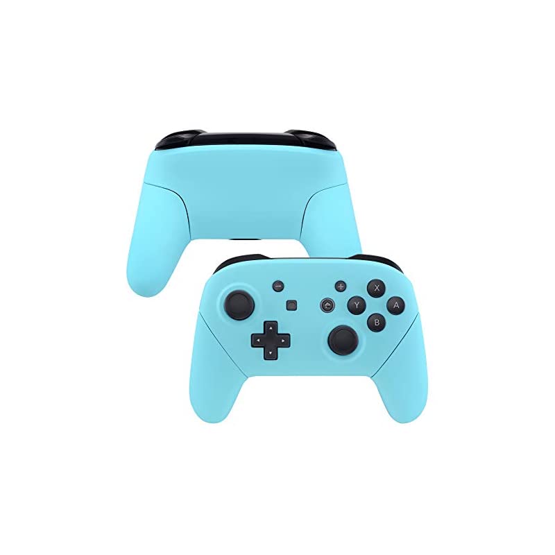 Switch Proコントローラーに対応用フェースプレートバックプレートハンドル【ヘブンブルー】