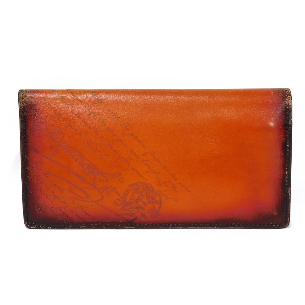 ベルルッティ サンタル スクリットレザー ジップロングウォレット 長