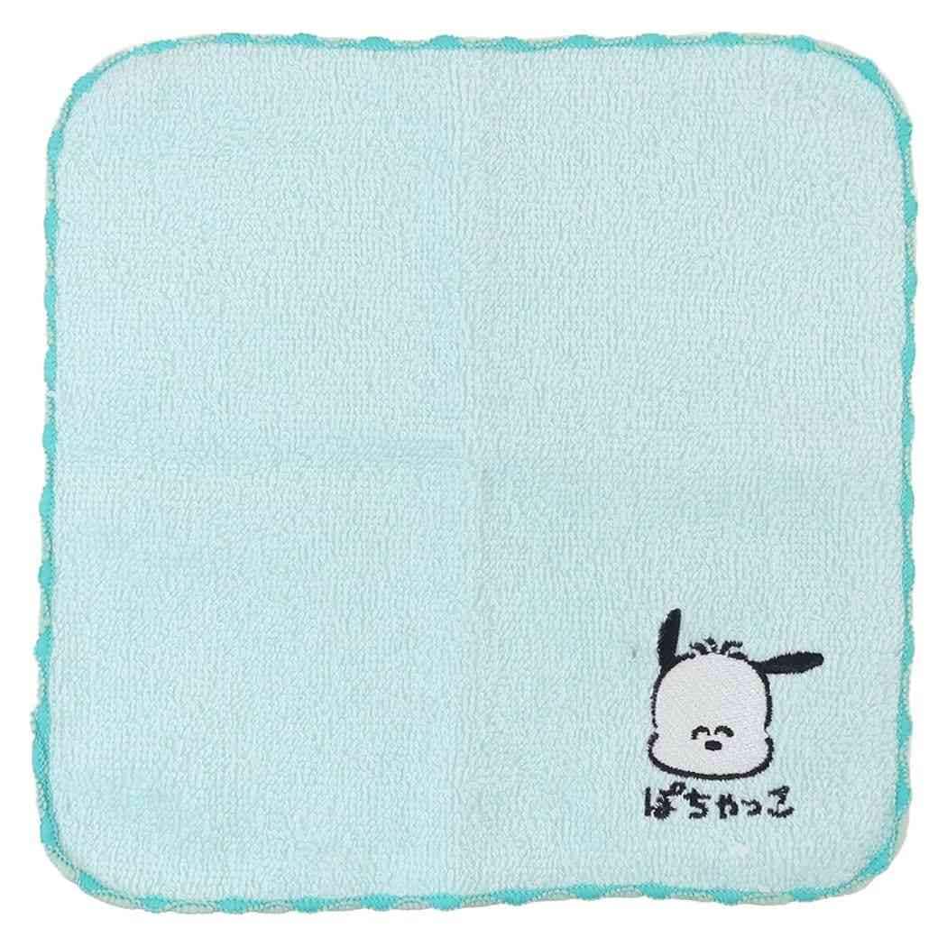 Qoo10] サンリオ ポチャッコ ミニタオル ワンポイント刺繍