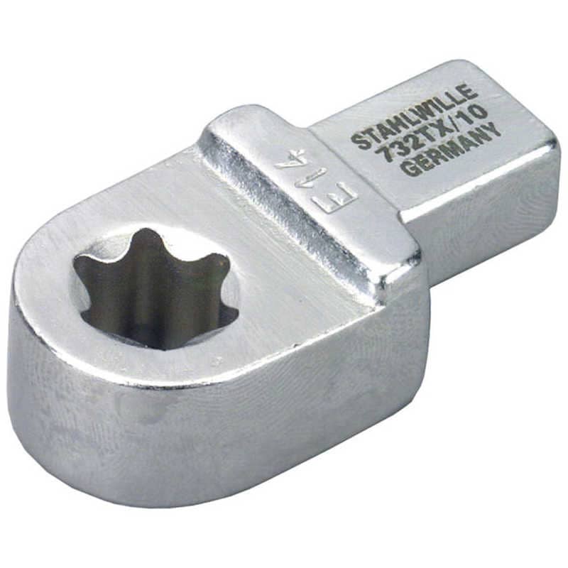 STAHLWILLE　ジョイントサイズ9×12mm トルクレンチ用差替ヘッド ヘクスローブ E8　732TX/10-E8