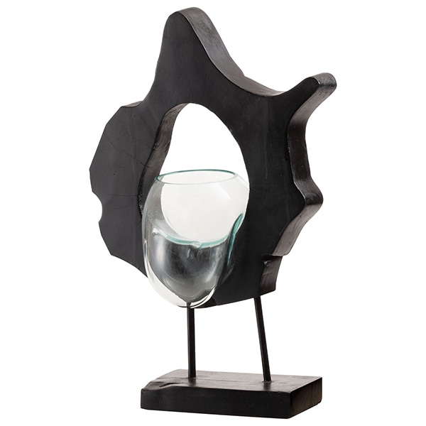 SLY-31BK ブラック ガラスオブジェ メーカー直送