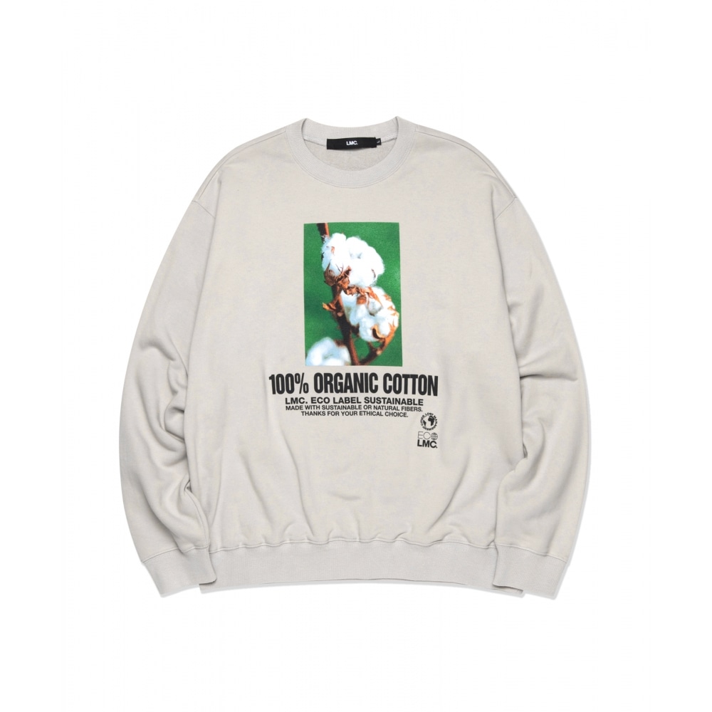 LMC LMC 100PCT オーガニック スウェットシャツ サンド
