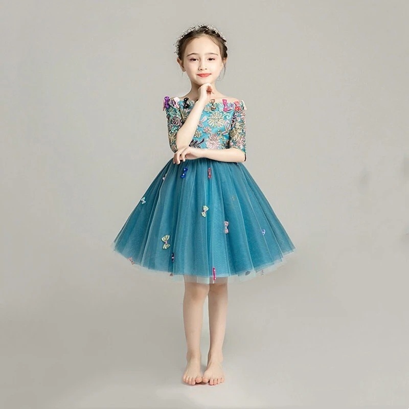 子供ドレス ダンス演出 ワンピースノースリーブ おしゃれキッズフォーマルドレス パーティー司会者 演奏会フラワーガール ジュニアドレス90cm160cm