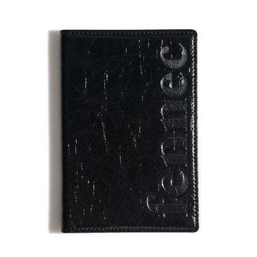 【FENNEC】 CRINKLE PASSPORT CASE - BLACK カードケース 正規品