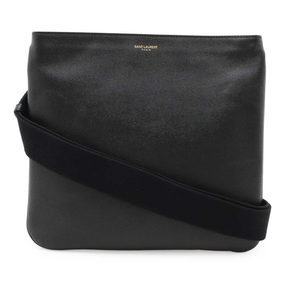 サンローランパリ ショルダーバッグ レザー ブラック 黒 ゴールド金具 32685