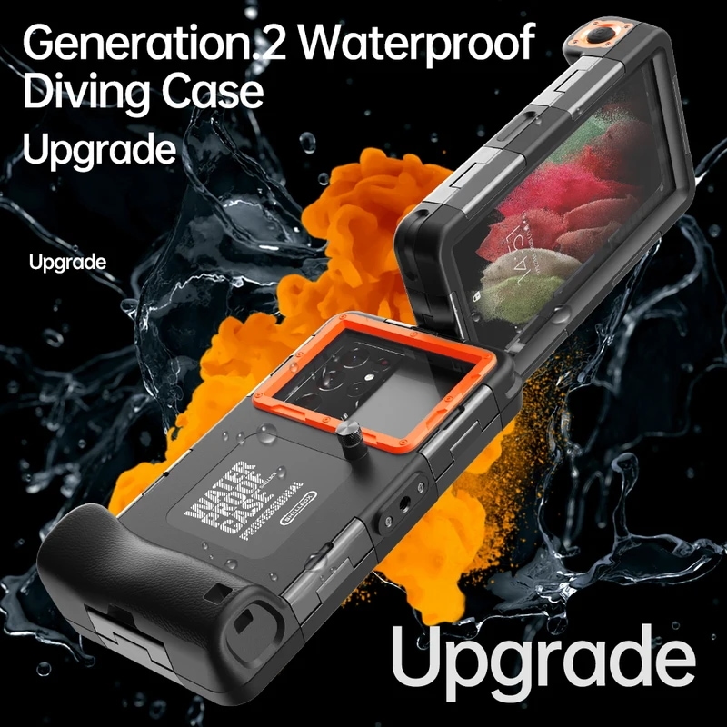 スキューバダイビング用の防水ケース,iPhone 15 14 13 12 pro max 15m,Samsung s23用のケース