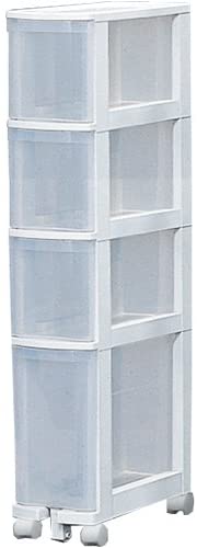 【本日限定価格】 アイリスオーヤマ 幅20奥行41高さ106.8 ホワイト/クリア 日本製 キ