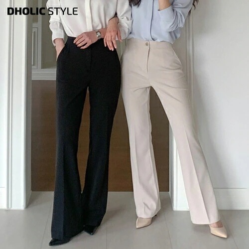 シークレットゴムワンボタンスラックス・p642453