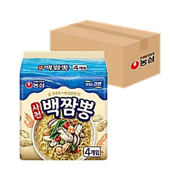 (NEW) 農心 四川白チャンポン(マルチパック) 4入 (94g X 32個)