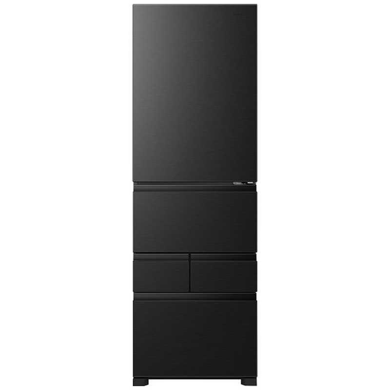 ハイセンス　冷蔵庫 5ドア 450L 右開き 真ん中野菜室 Connect Life 幅59.8cm ブラッシュドメタルブラック　HR-DCH450KK（標準設置無料）