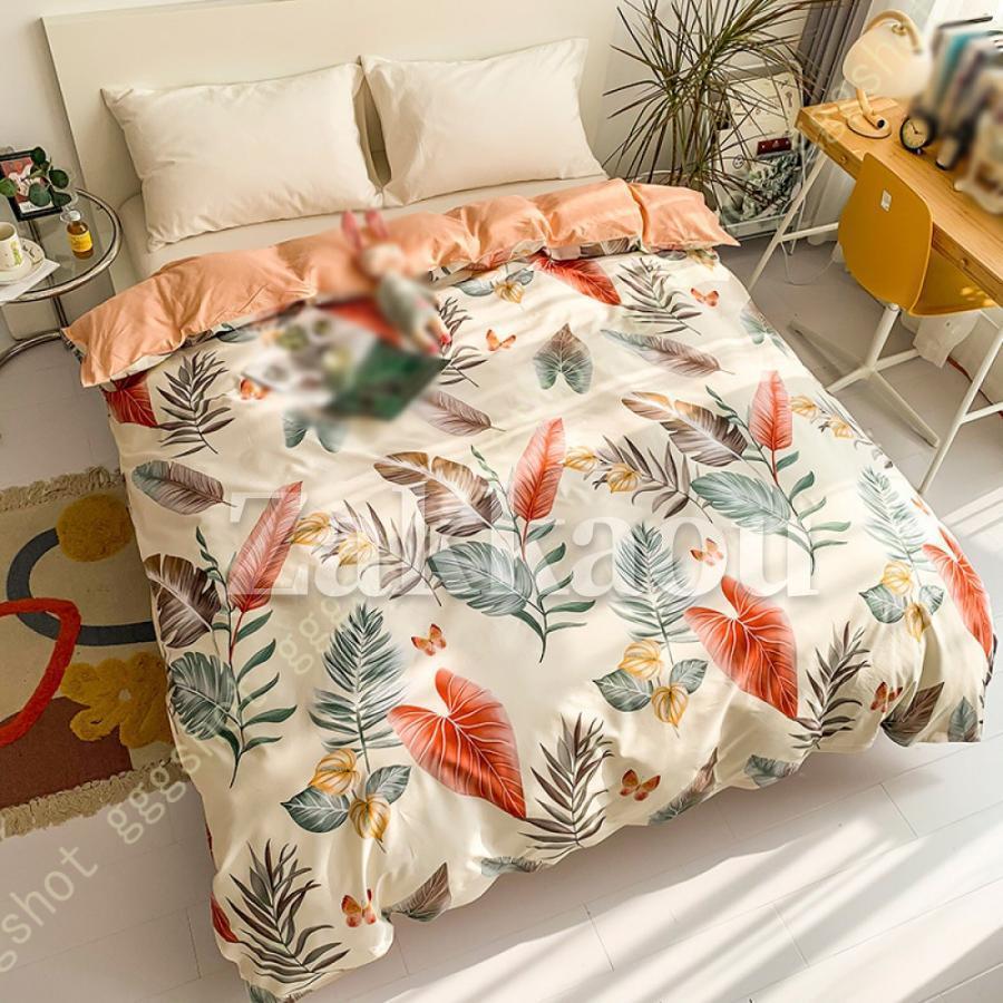 セミダブル 北欧 かわいい 花柄 布団カバーダブル 単品売30パーセント限定 掛け布団カバー インテリア 綿 掛布団カバー シングル 寝具 洋式 新品登場 洗える おしゃれ