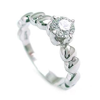 (Brand アニーベル) Pt ダイヤモンドデザインリング（婚約指輪エンゲージリング）楽ギフ_包装02P26Mar16