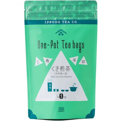 他サイト： 一保堂茶舗 三角茶袋くき煎茶9袋入の商品画像