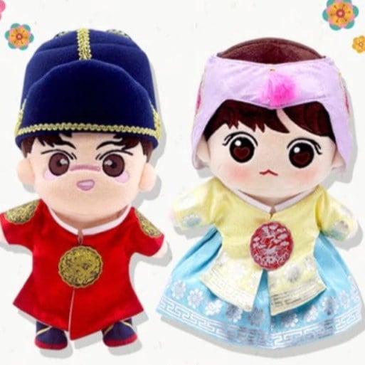 福袋 オンライン Qoo10] 20cm チマチョゴリ ぬいぐるみ用韓服 K-POP/アジア