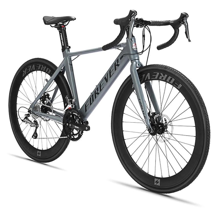 グラベルバイク 700C ロードバイク アルミフレーム 16段変速 自転車 前後ディスクブレーキ ベンドハンハンドルバー 防水サドル 通勤 ロングライド 街乗り