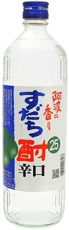日新酒類 阿波の香りすだち酎 辛口 720ml12本【北海道東北四国九州沖縄県は必ず送料がかかります】