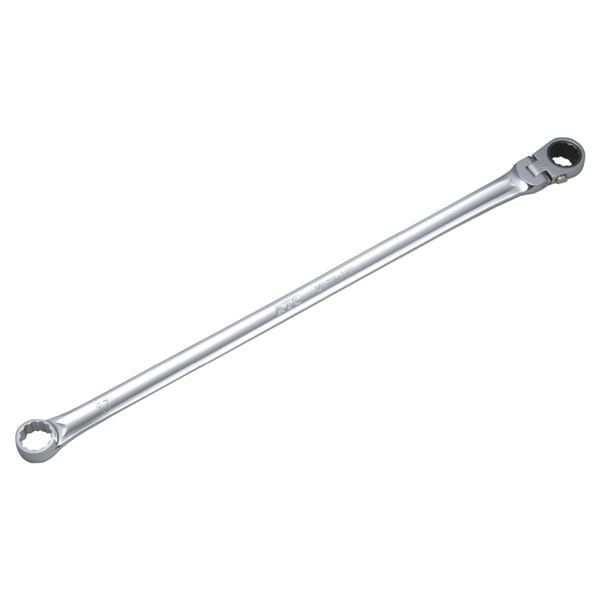 KTC 京都機械工具 超ロング ラチェットメガネレンチ 首振り 10mm MR15L-10F レンチ 工具 ツール DIY 作業工具