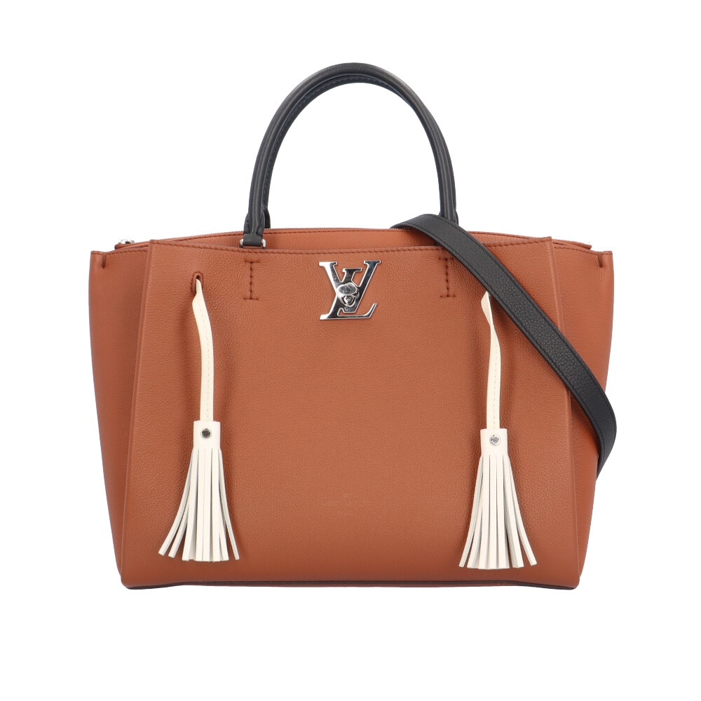 ルイヴィトン ロックミート ショルダーバッグ PVC M52733 ブラウン LOUIS VUITTON 中古 美品