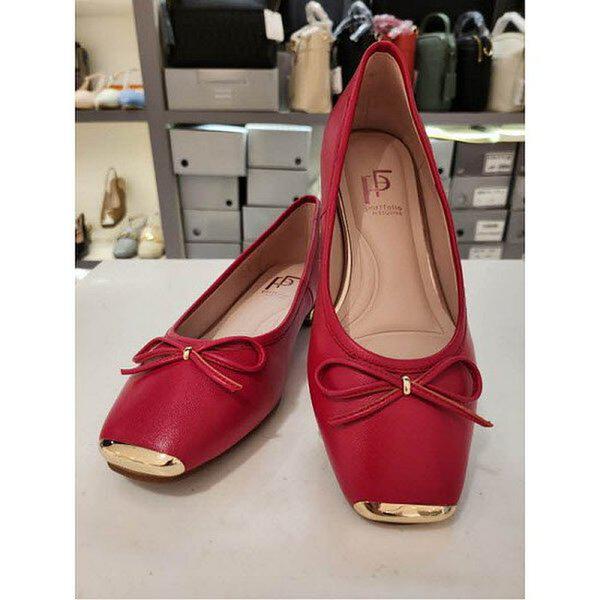 女性リボンのフラットシューズ2CM(PFDFHQ763RE) (P003734532)