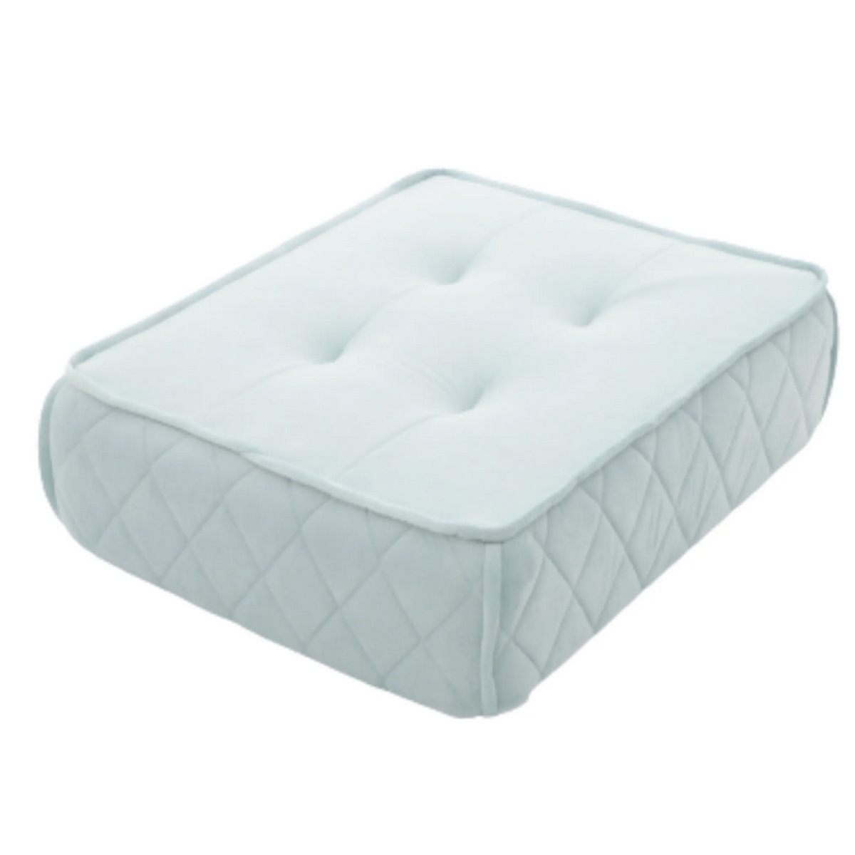 【I】 セルタン フロアクッション 単品 ブルーヘイズ ダイヤモンドキルト クッション ポケットコイル 新生活 一人暮らし【受注生産品】クッション