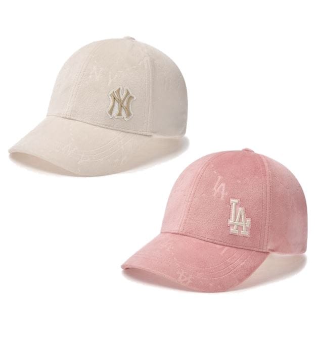 Dia Monogram Velvet Structured Ball Cap