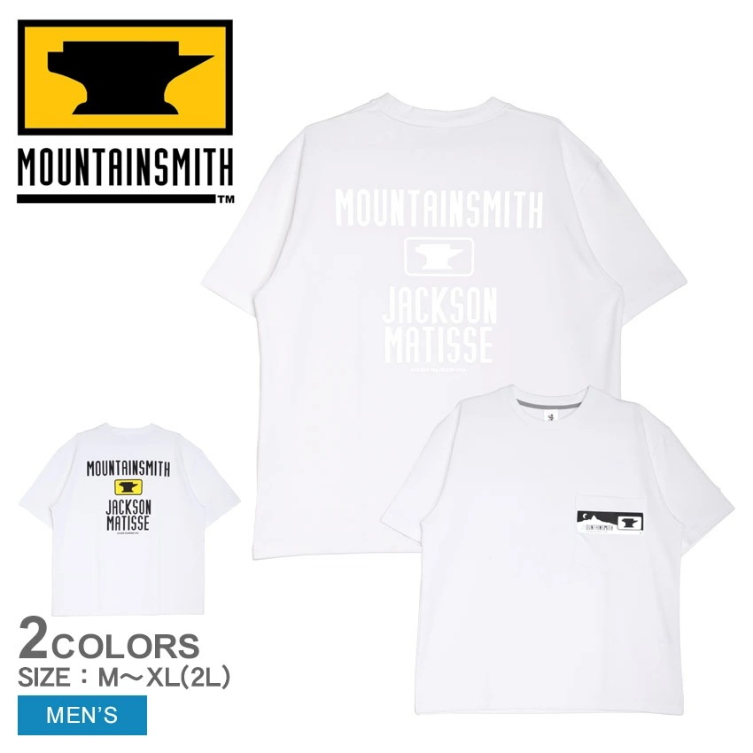 MOUNTAIN SMITH JM LOGO Pocket Tee MSO-JSM-231001 メンズ トップス 半袖 Tシャツ ウエア プリント ブランド シンプル