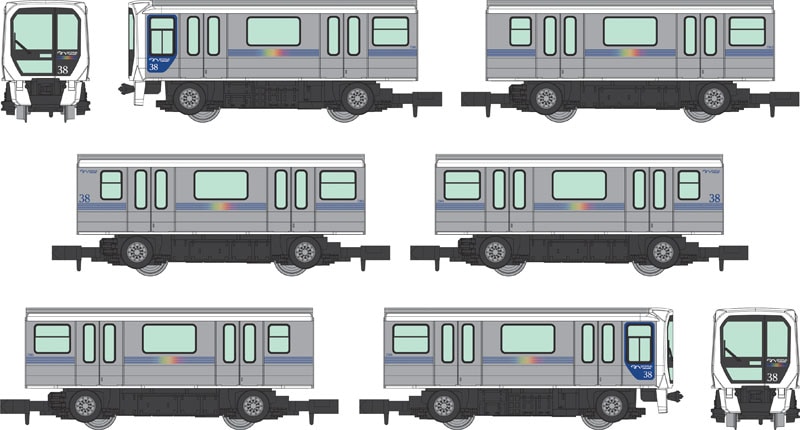 トミーテック (N) 新交通システムコレクション 新交通ゆりかもめ7300系 6両セット TT テツコレ シンコウツウユリカモメ7300ケイ 6R