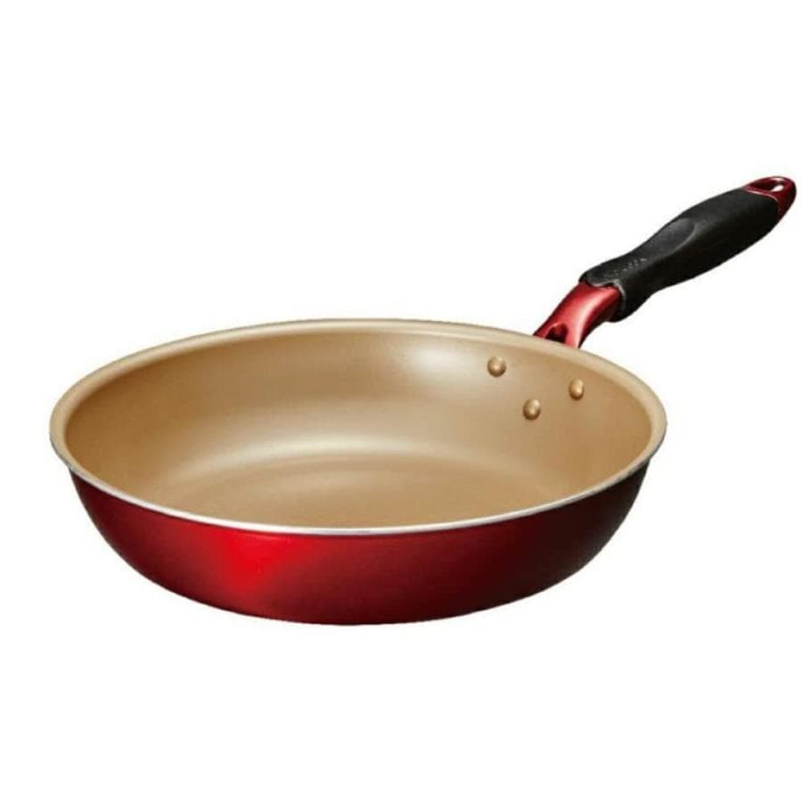 evercook α (エバークック アルファ) IH対応 フライパン 28cm レッド EAFP28RD