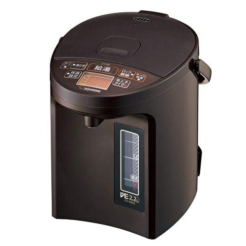 象印 マイコン沸とうVE電気まほうびん 2.2L ブラウンZOJIRUSHI 優湯生(ゆうとう
