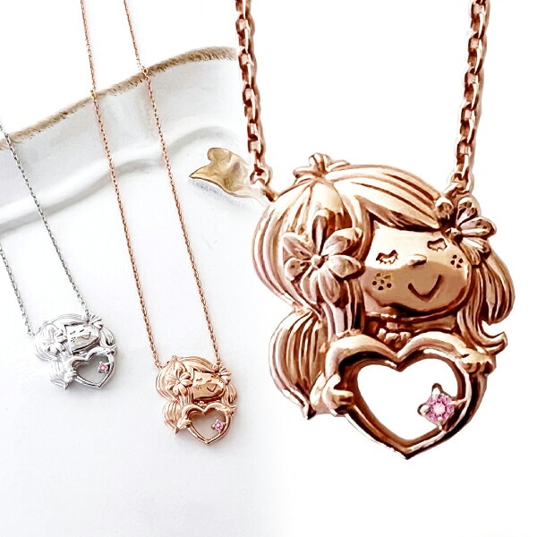 水森亜土 ジュエリー ［ピンクゴールド×ピンクトルマリン］ 天然石 ネックレス_8339-1070 15,466円