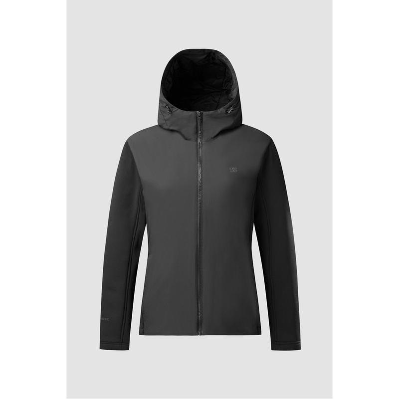 [] 冬の女性用パディングハイブリッドジャケット JKJJW24302BLK