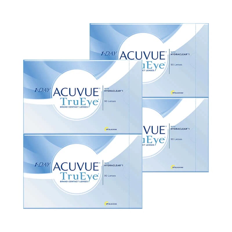 90枚入 [ 4箱 ] ワンデーアキュビュー トゥルーアイ
