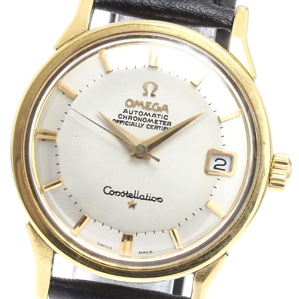 オメガ OMEGA 14902 61SC リダンダイヤル デイト Cal.561 12角 自動巻き メンズ _905456【中古】
