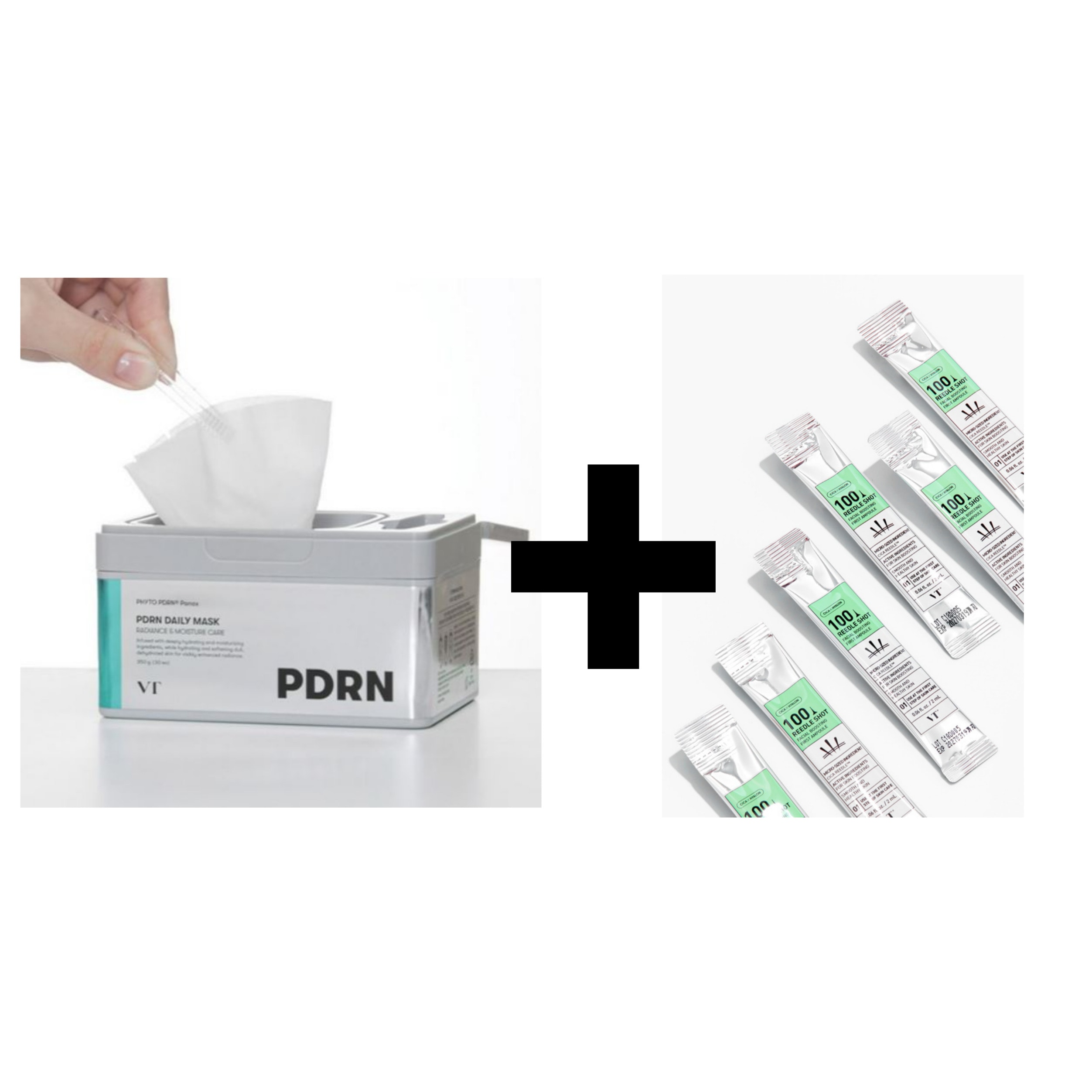 PDRN デイリーマスク 30枚入 1個+リドルショット100 2ml*3ea ニキビケア 光彩ケア