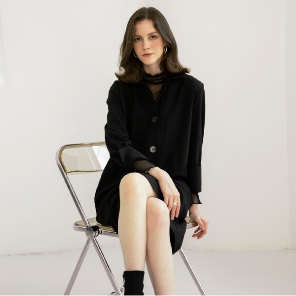 （マックスカルティッジョ）ボタンフォーマルカラードレス