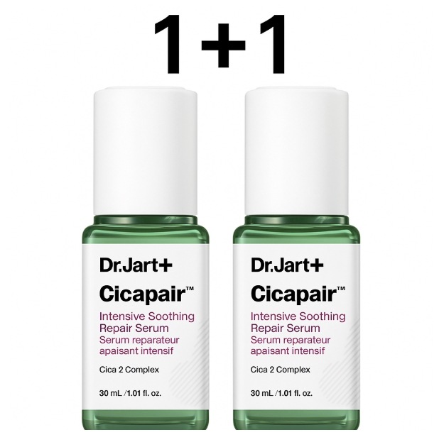 【正規品】ドクタージャルト シカペア インテンシブ スージング リペア セラム（30mL×2）1+1セット / 敏感肌ケア / ツボクサエキス配合 / うるおいサポート
