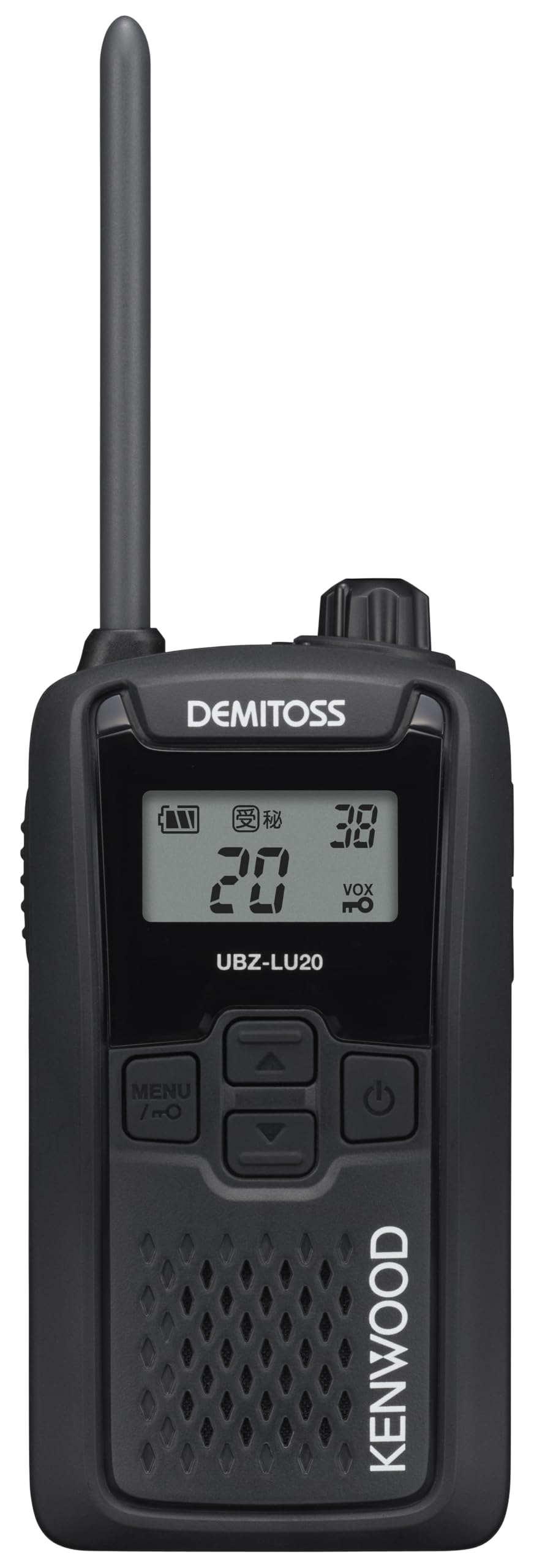 ケンウッド UBZ-LU20B 特定小電力トランシーバー DEMITOSS(デミトス) ブラック(UBZ-LS20B後継機種)