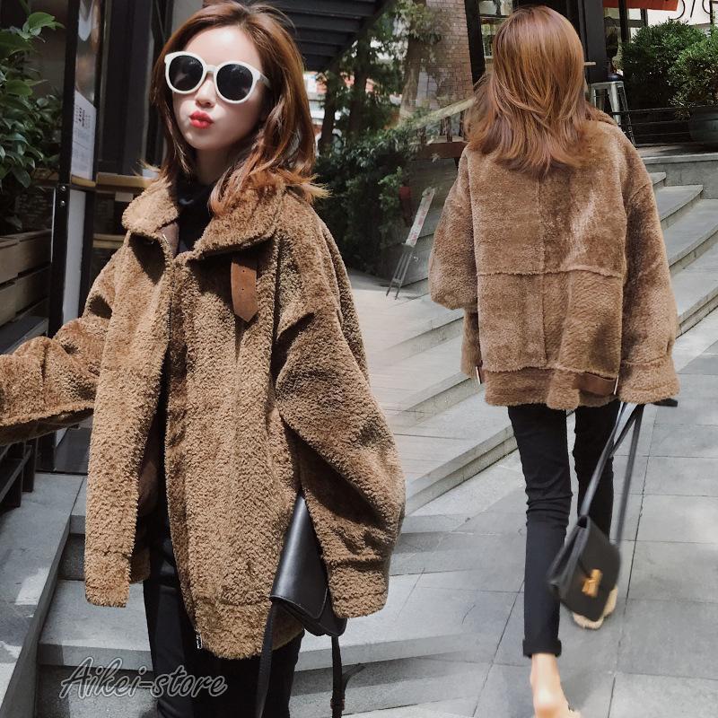 ファーコート ボアコート レディース 冬 40代 ボアコート ファー 毛皮コート厚手 モコモコオーバー 暖かい ファージャケット 韓国風 アウター カジュアル