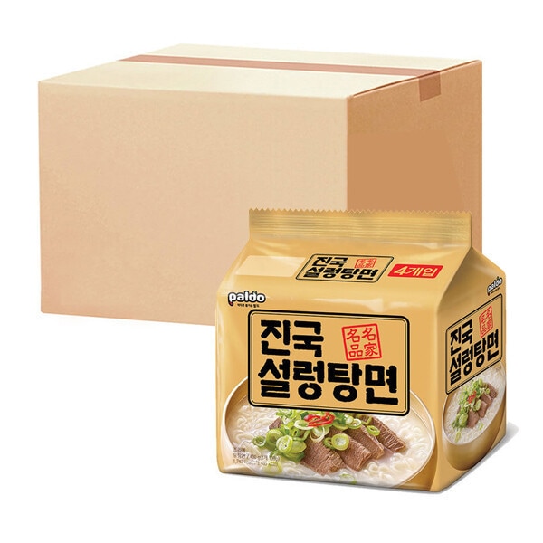 ジングクソルロンタン麺 100g x 4入り x 8バンドル(1ボックス)