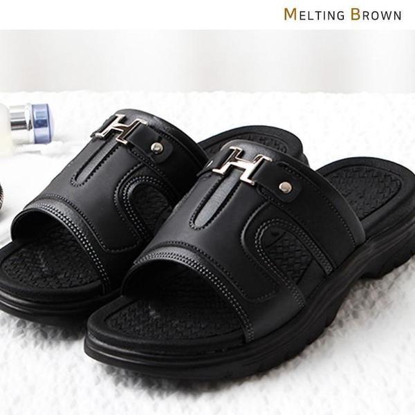 メンズオフィススリッパ メンズレザー スリッパ 先生スリッパ MX3