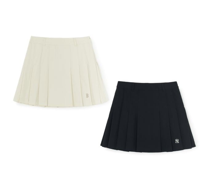 Varsity Sportive Pleats Skirt 3FSKV0254-43CRD,3FSKV0254-50BKS