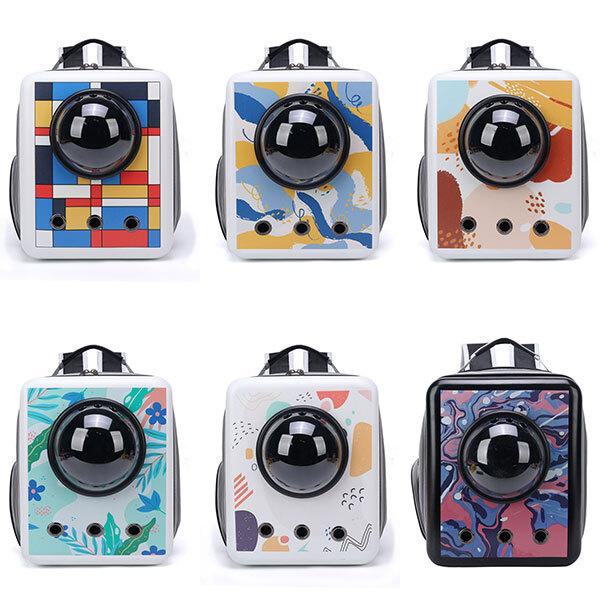 小型犬 猫 ウサギ キャリーリュック レトロポップ ペットキャリー ペットバッグ トリミング 旅行 通院 災害 リュック おしゃれ ペットハウス