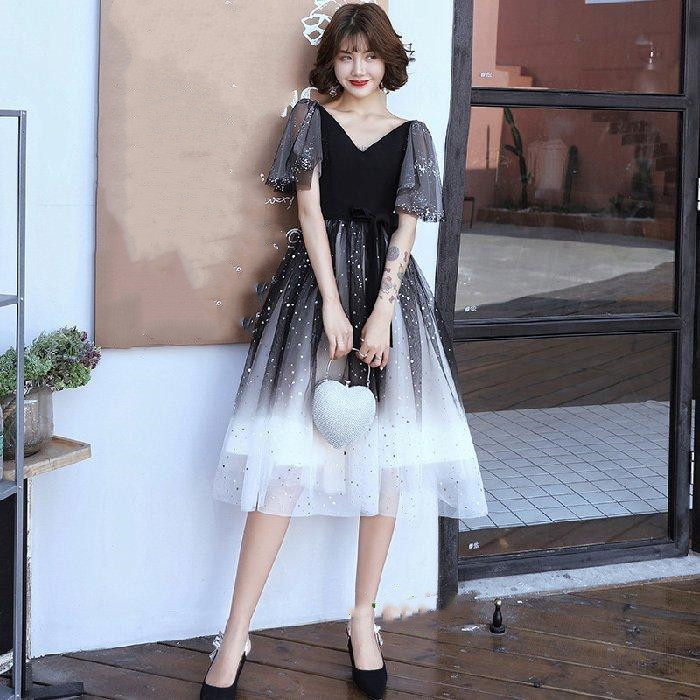 きれいめパーティードレスイブニングドレスミモレ丈黒結婚式二次会大きいサイズ演奏会発表会成人式ワンピースフォーマル20代30代40代ドレス