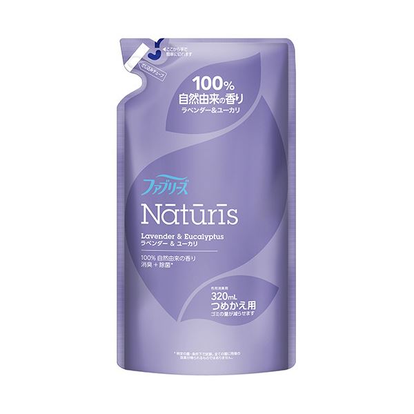 （まとめ） P＆Gファブリーズ ナチュリス ラベンダー＆ユーカリ つめかえ用 320ml 1個 [x10セット]