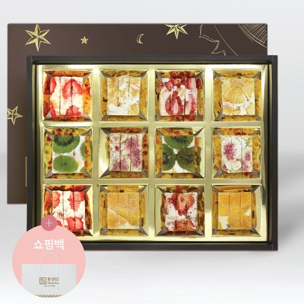 フルーツもちもちクッキー オールインワン 12p（＋ショッピングバッグ） (贈呈品なくなり次第贈呈終了)