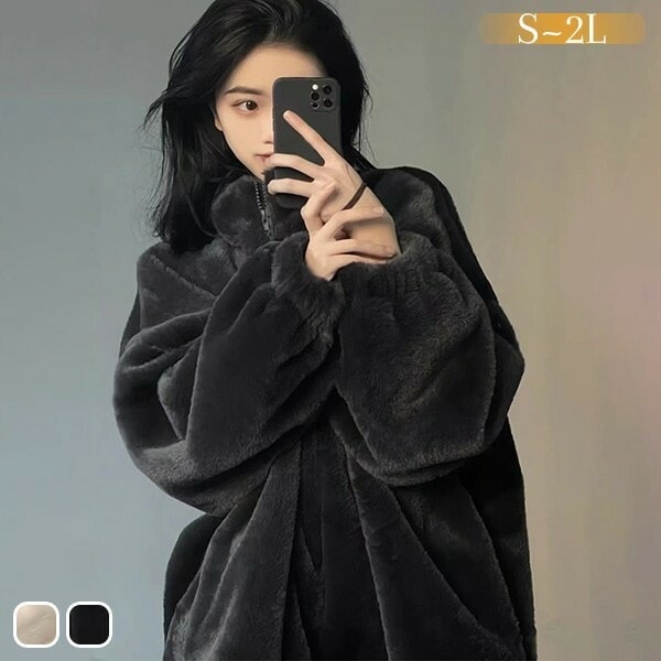 もこもこコート レディース 萌え萌え系 ボアコート かわいい あったかコート ファーコート もこもこ ボア コート フェイクファー ふわふわ ジャケット 長袖 秋 冬 春 スプリングコート 女性 高校