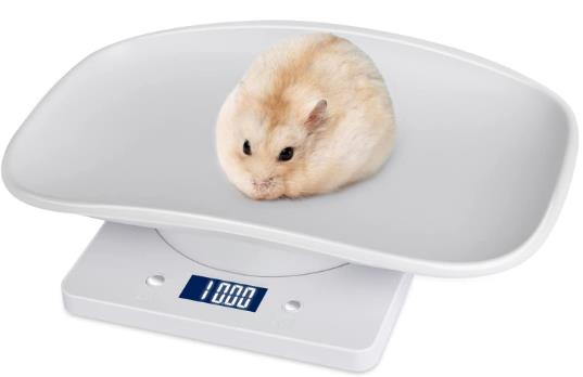 営业促进 数字 ペットスケール 電子ペット体重計 ペットスケール 小型 精密 ポータブル 小型犬/猫/うさぎなど用 生まれたばかりのペット 電池式 最大10 kg