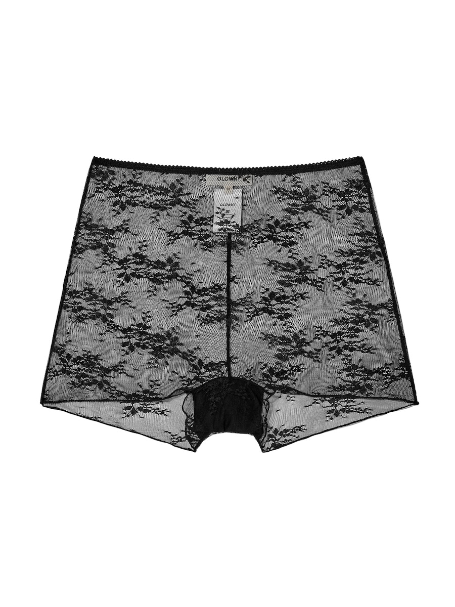 【GLOWNY】 POLLY LACE BOYSHORTS : BLACK
