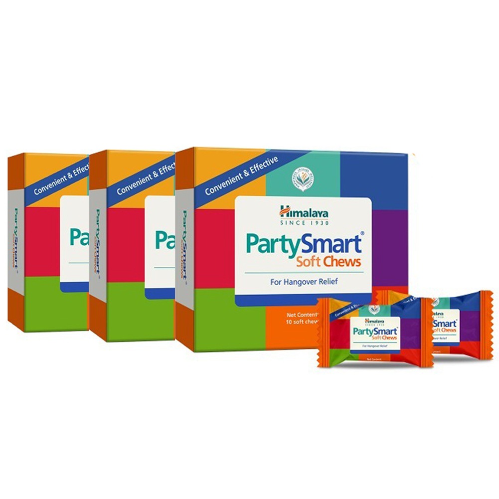 [ヒマラヤ] 二日酔い解消剤 パーティー スマート ソフト チュ ゼリー (3.05g x 10ea) (3box)